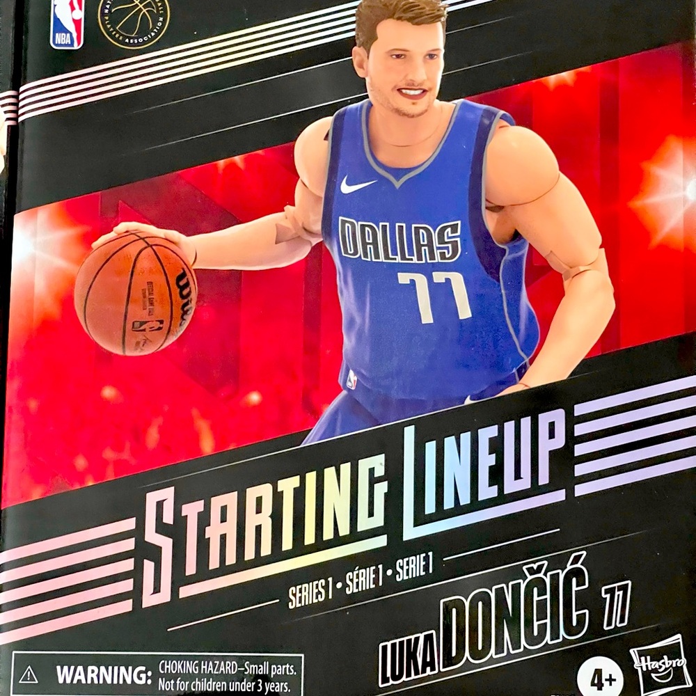 Dallas Mavericks NBA Luka Doncic Figurine by Hasbro NWT in box